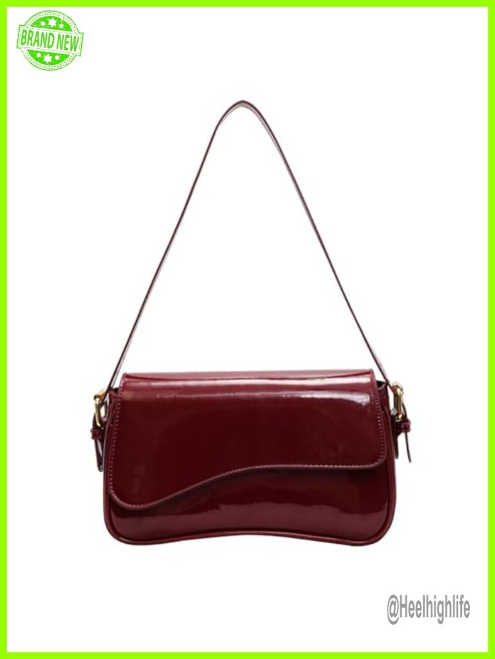 Small PU Leather Hobo Shoulder Bag Crossbody Clutch Tote Purse